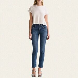 Agolde Toni Mid-Rise Straight Jean